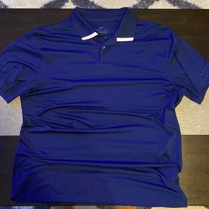 Blue Dri-Fit Nike Polo